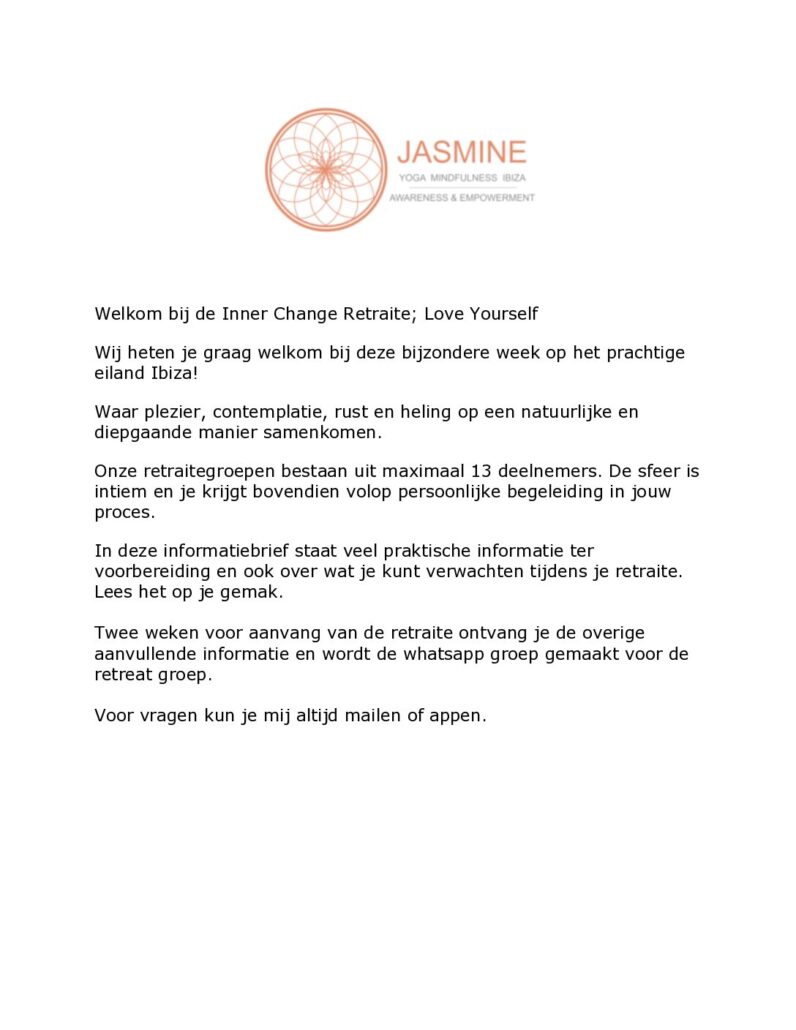 YOGA MINDFULNESS IBIZA GROEI IN ZELFLIEFDE, ZINGEVING EN GELUK